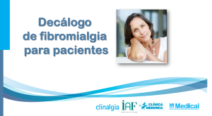 Decálogo o manual de fibromialgia para pacientes