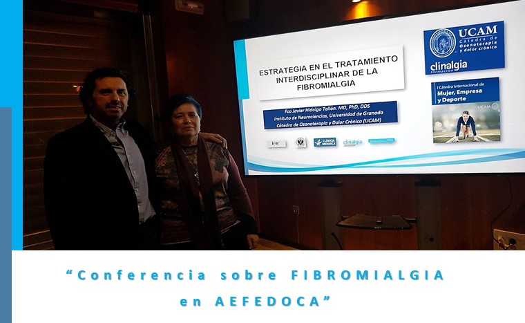 Conferencia de "Estrategia en el tratamiento interdisciplinar de la Fibromialgia" en AEFEDOCA