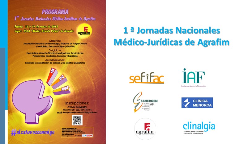 1 ª Jornadas Nacionales Médico-Juridicas de Agrafim en Granada