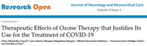 Research Open -Therapeutic Effects of Ozone Therapy that justifies its use for the treatment of COVID-19
